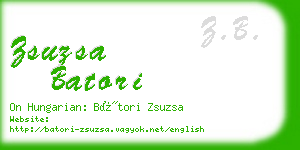zsuzsa batori business card